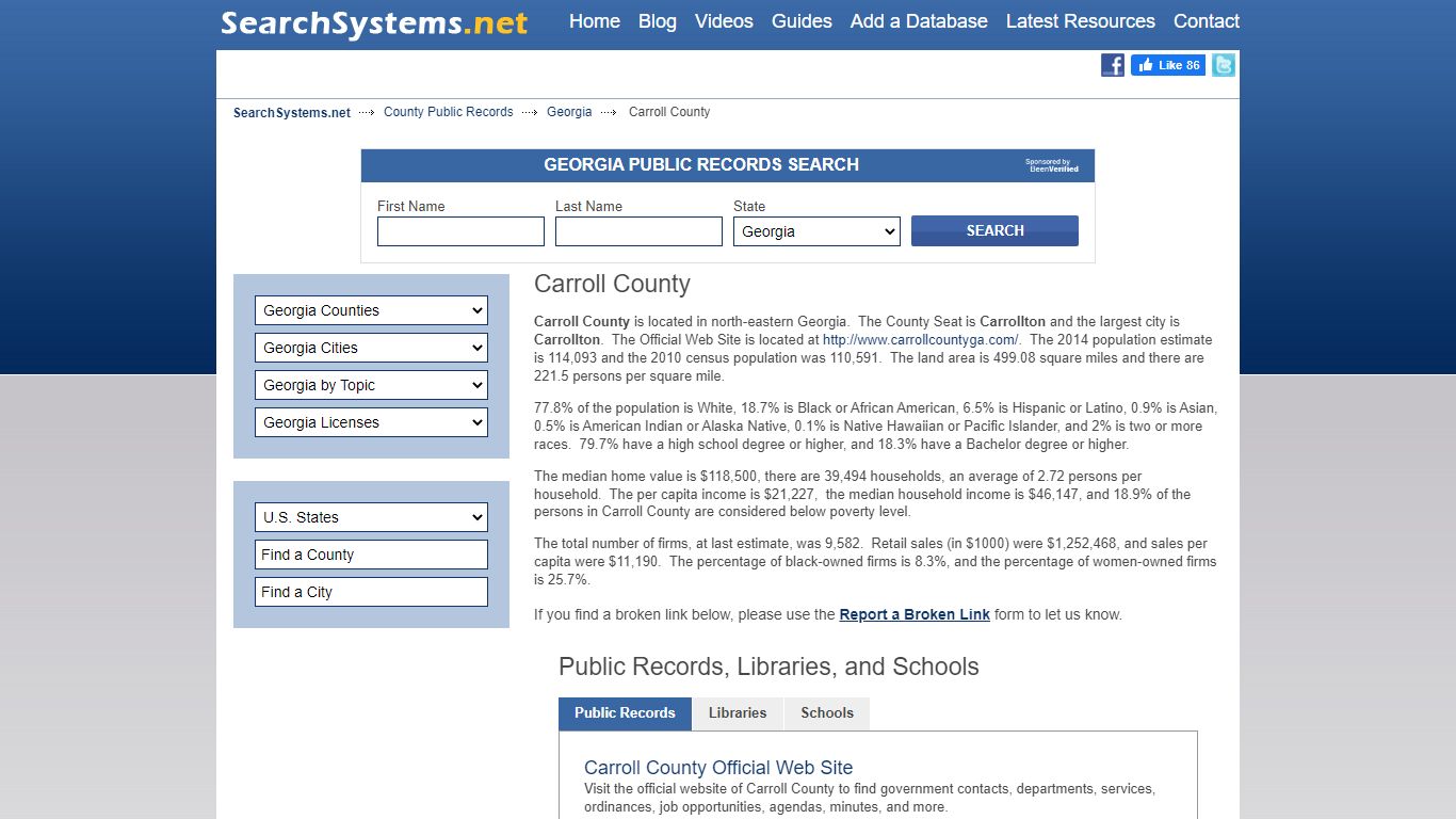 Carroll County Criminal and Public Records